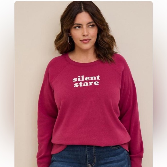Torrid silent stare sweatshirt size 2 2X - Picture 2 of 8
